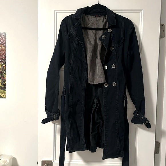 Denim trench-coat - Picture 1 of 3